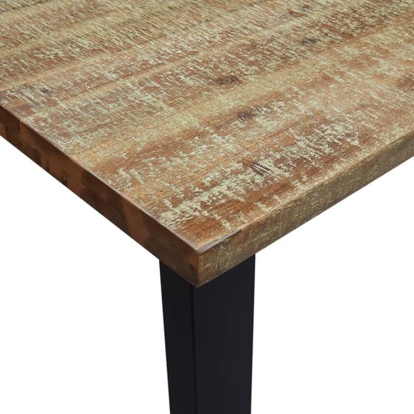 vidaXL Ruokapöytä 200x90x75 cm täysi akasiapuu
