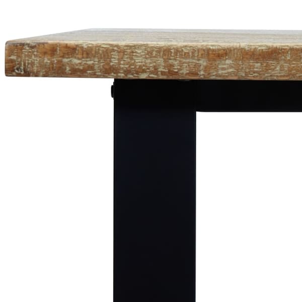 vidaXL spisebord 150x90x75 cm massivt akacietræ