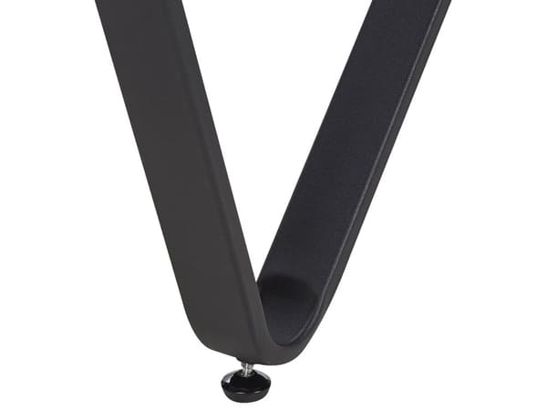 Ruokapöytä harmaa musta 180 x 90 cm MDF-levy rauta suorakulmainen kuudelle betonikuvio industriaalinen