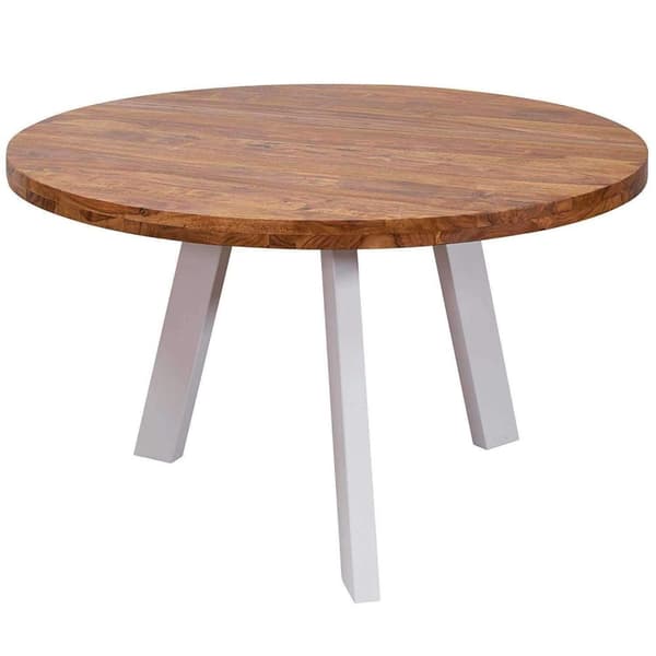 Rootz Spisebord - Træ spisebord - Brun - 130 x 77 x 130 cm