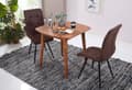 Miniatyrbild 5 av 6: Rootz rumsmatbord Sheesham 80x78x80 cm massivt träbord - Designer köksbord trä - Massivt träbord Rustik - Matbord Massivt äkta trä Modernt