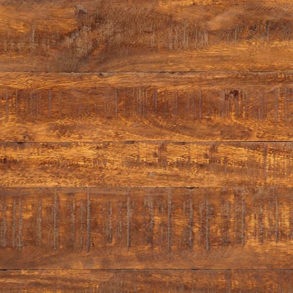 vidaXL spisebord 120x60x76 cm massivt mangotræ gyldenbrun