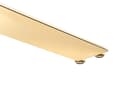 Miniatyrbillede 6 af 6: Spisebord guld metalben glasplade rund ⌀120 cm til 4 personer moderne design