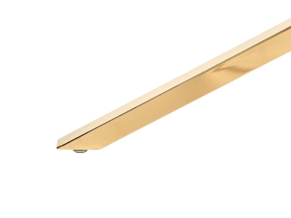 Ruokapöytä kirkas kulta 160 x 90 x 75 cm karkaistu lasitaso teräsjalat 4 hengelle suorakulmainen