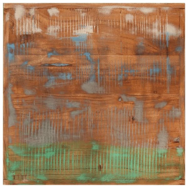 vidaXL barbord 55x55x107 cm massivt genbrugstræ og jern