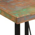 Miniatyrbillede 5 af 8: vidaXL barbord 55x55x107 cm massivt genbrugstræ og jern