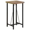 Miniatyrbillede 1 af 8: vidaXL barbord 55x55x107 cm massivt genbrugstræ og jern