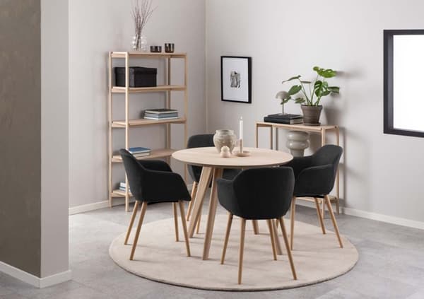 Townsville spisebord Ø100cm egefiner.