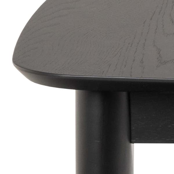 Montreux spisebord 90x180/219cm inkl. tilleggsplater svart.