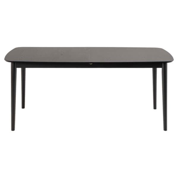 Montreux spisebord 90x180/219cm inkl. tilleggsplater svart.