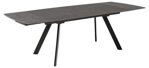 Blackburn spisebord 97x160/240cm inkl. tilleggsplater svart.