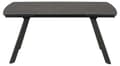 Miniatyrbilde 2 av 10: Blackburn spisebord 97x160/240cm inkl. tilleggsplater svart.