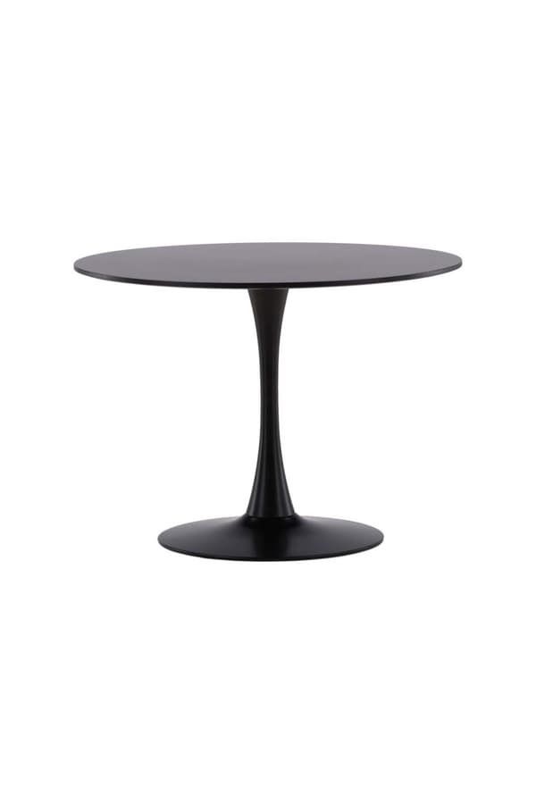 Glade spisebord Ø100cm sort.
