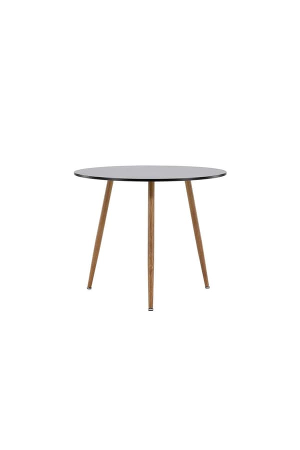 Polar spisebord Ø90cm sort.