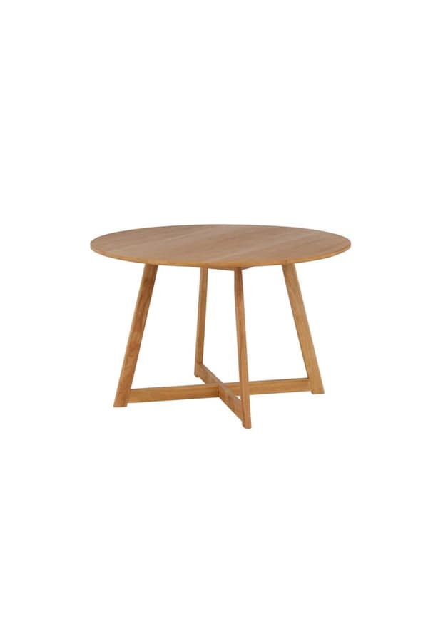 Yadikon spisebord Ø120cm , med uttrekk med tilleggsplater eik dekor.