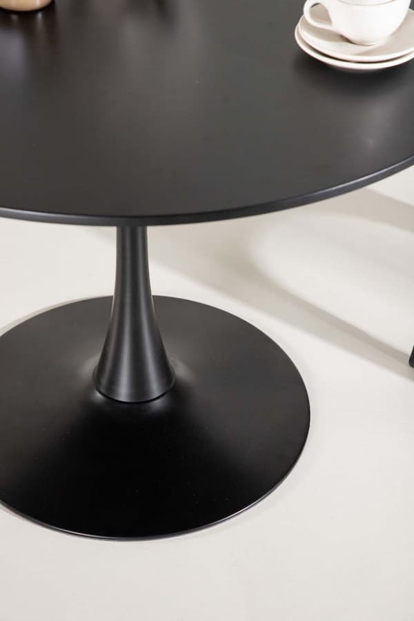 Glade spisebord Ø100cm svart.