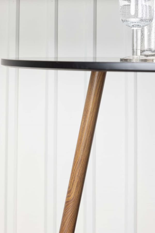 Polar spisebord Ø90cm svart.