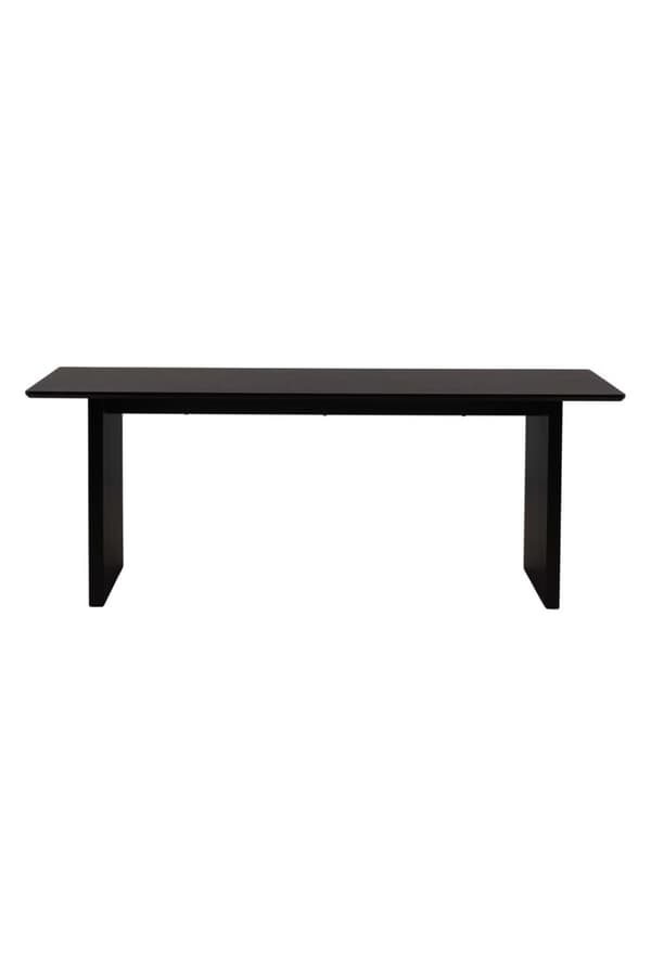 Vail spisebord 100x200cm svart.