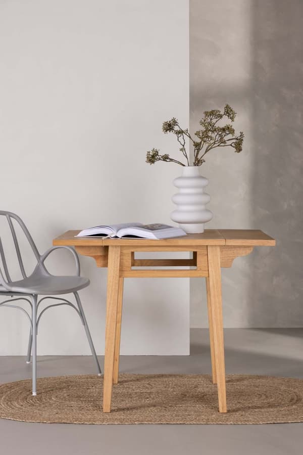 Yakidon spisebord 45x60cm, med uttrekk med tilleggsplater brun.