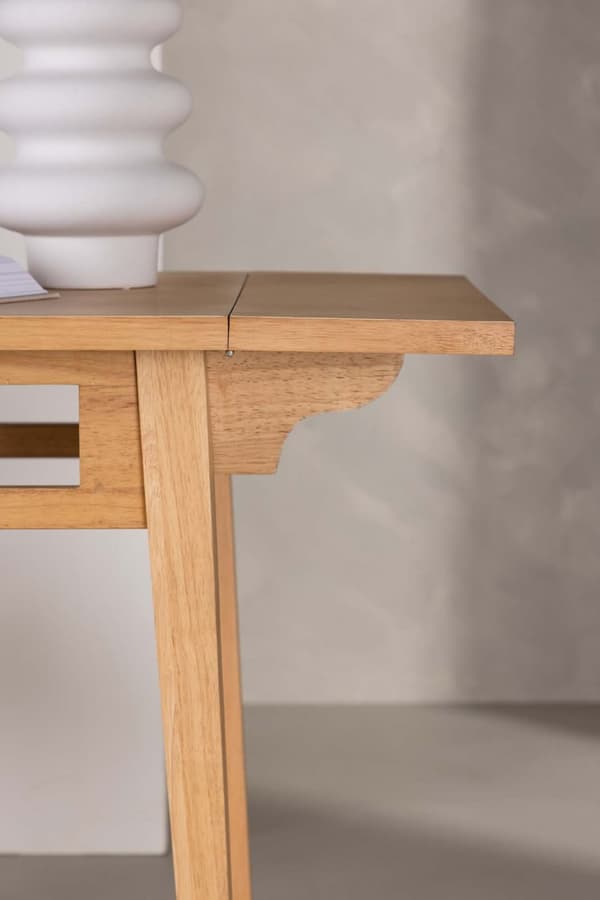 Yakidon spisebord 45x60cm, med uttrekk med tilleggsplater brun.
