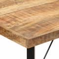 Miniatyrbillede 5 af 7: vidaXL barbord 180x70x107 cm massivt mangotræ og jern