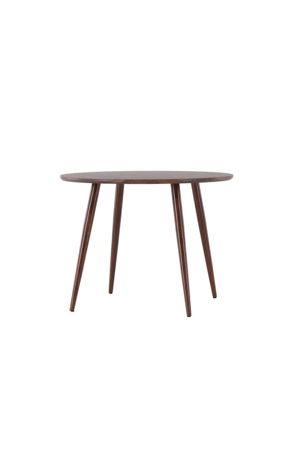 Sanford spisebord Ø100cm brun.