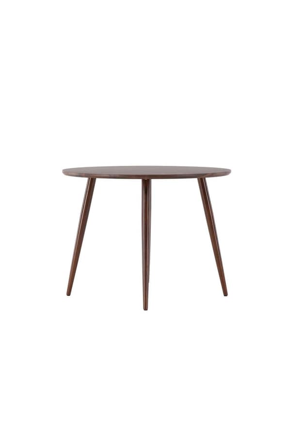 Sanford spisebord Ø100cm brun.
