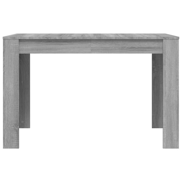vidaXL Ruokapöytä harmaa Sonoma 120x60x76 cm tekninen puu