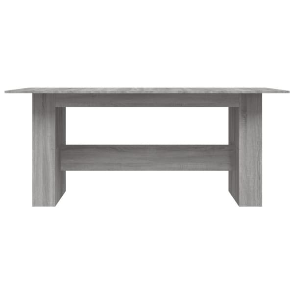 vidaXL Spisebord grå sonoma 180x90x76 cm konstruert tre