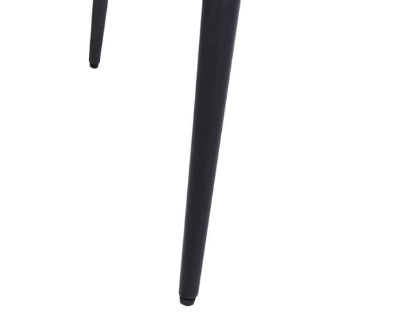 Runt Matbord Ljust Trä MDF Bordsskiva Metall Stål Ben 100 cm 4 Personer Köksmöbler Matsal