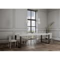 Miniatyrbild 4 av 4: Utdragbart bord - Tecno Premium - 90x130/390 cm - White Ash - Antracit