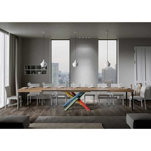 Utdragbart bord - Volantis - Natural Oak - 130/390 cm - Ram 4/B