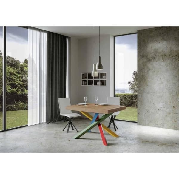 Utdragbart bord - Volantis - Natural Oak - 130/390 cm - Ram 4/B