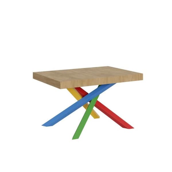 Utdragbart bord - Volantis - Natural Oak - 130/390 cm - Ram 4/B
