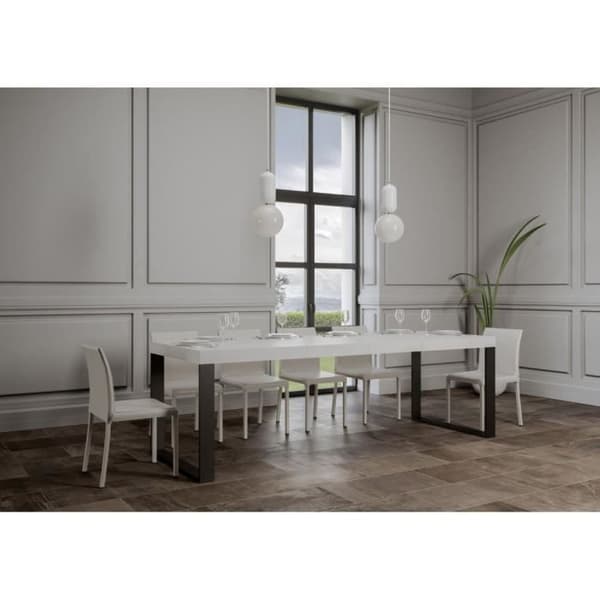Tecno Premium utdragbart bord - Vit - Barn