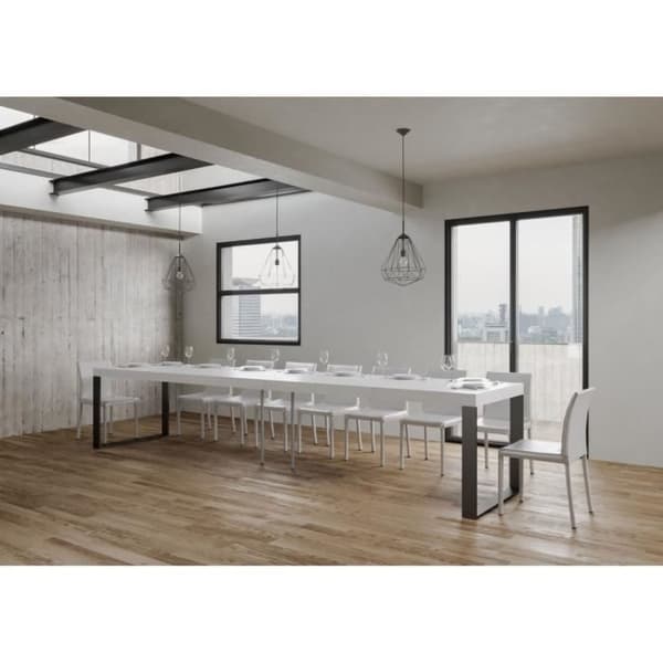 Tecno Premium utdragbart bord - Vit - Barn