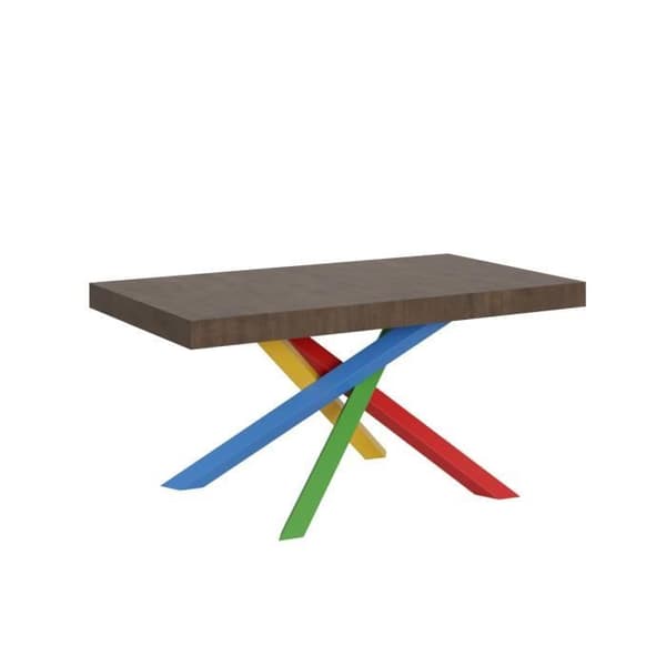 Utdragbart bord - Volantis - Valnöt - 90x160/264 cm - ram 4/B