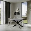 Miniatyrbild 1 av 4: VOLANTIS betongbord 90X130 utdragbart till 390 cm - Volantis - Vit - cement