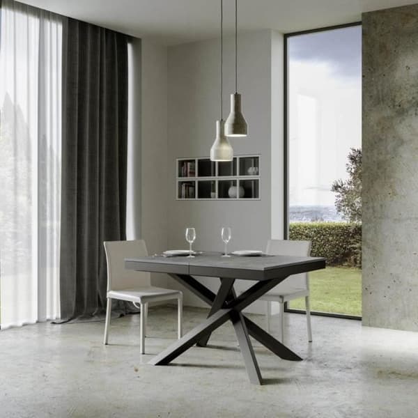 Betongbord - Volantis Evolution - VOLANTIS EVOLUTION 90x120 - Vit - utdragbar till 380 cm