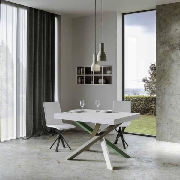 Utdragbart bord Volantis bord Utdragbart till 390 White Ash Top 90x130 Struktur 4/A