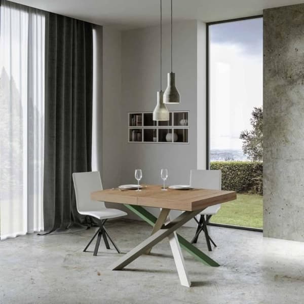 Volantis utdragbart bord 234 cm Natura ekskiva 90x130 struktur 4/A
