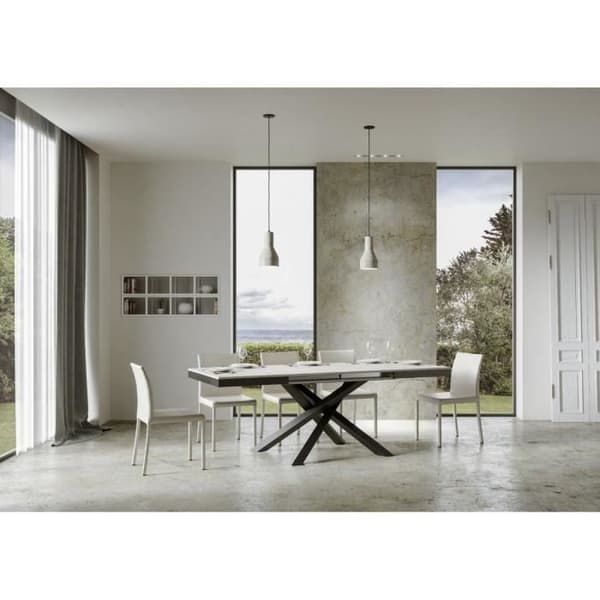 Volantis Evolution Bord Vit Askskiva 90x180 Lång 440 Antracitram