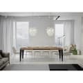 Miniatyrbild 1 av 3: Flame utdragbart bord - Flame Brand - Natural Oak Top - 90x160 Långlängd 420 - Antracit Ram