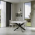 Miniatyrbild 1 av 4: Bord - VOLANTIS - 90X130 utdragbart till 390 cm - vit ask