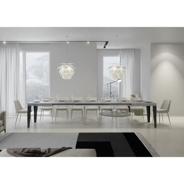 Flambord Utdragbar cementskiva 90x160 Lång 420 Antracitram
