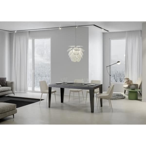 Flambord Utdragbar cementskiva 90x160 Lång 420 Antracitram