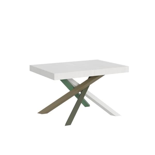 Utdragbart bord - Volantis - White Ash - 90x140/244 cm - För 12 personer