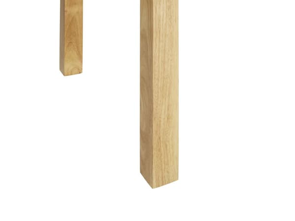 Förlängt matbord Ljust trä MDF Gummiträ 160/240 x 90 cm Träben Rektangulär fanerad skiva Naturlig yta Minimalistiskt skandinaviskt kök
