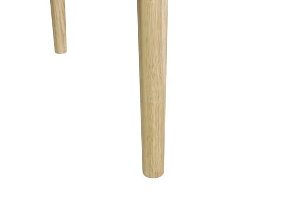 Ruokapöytä vaalea puu 200 x 100 cm MDF-levy kumipuujalat 8 hengen suorakulmainen perinteinen