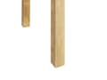Miniatyrbilde 9 av 10: Forlenget spisebord Lyst treverk MDF Gummitre 160/240 x 90 cm Treben Rektangulær finert plate Naturfinish Minimalistisk Skandinavisk kjøkken